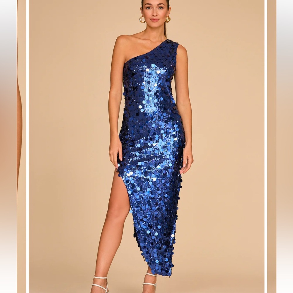 Noli blue sequin Thea dress XS
